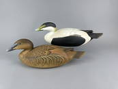 George Strunk Pr of Common Eider Decoys