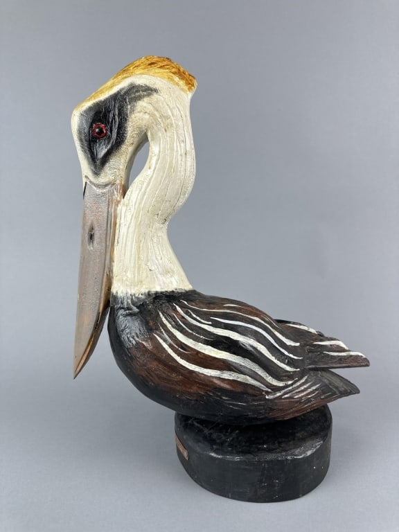 Tom Singleton Hand Carved Pelican (1 of 10)