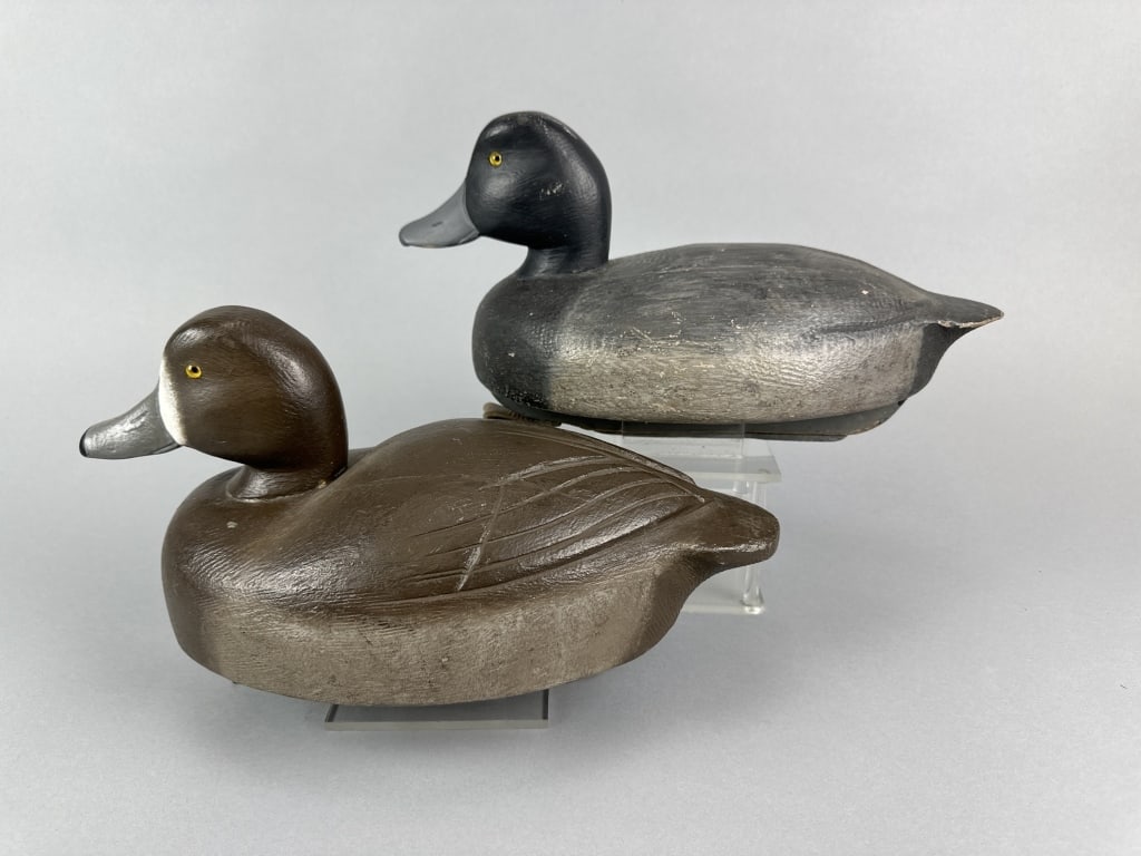Joe Kupper Pr of Bluebill Duck Decoys (1 of 19)