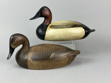 Marty Hanson Pr of Canvasback Duck Decoys
