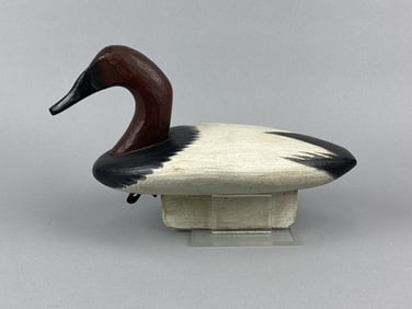 Marty Hanson Canvasback Drake Duck Decoy