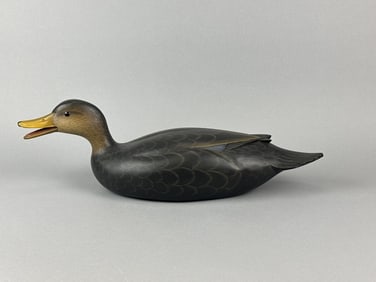 George Strunk Black Duck Decoy