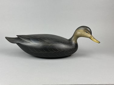 George Strunk Black Duck Decoy
