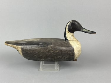 Perry Wilcoxen Pintail Drake Duck Decoy