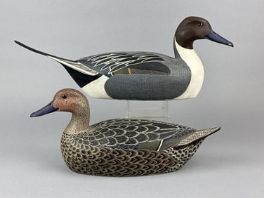 Heck Whittington Pr of Pintail Duck Decoys