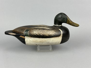 Joseph Zender Mallard Drake Duck Decoy