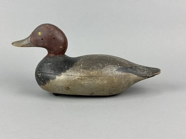 Rare Mason Redhead Drake Duck Decoy