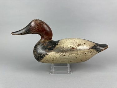 Rare Mason Canvasback Drake Duck Decoy