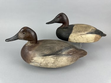 Ben Schmidt Pr of Canvasback Duck Decoys