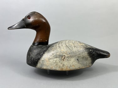 Frank Strey Canvasback Drake Duck Decoy