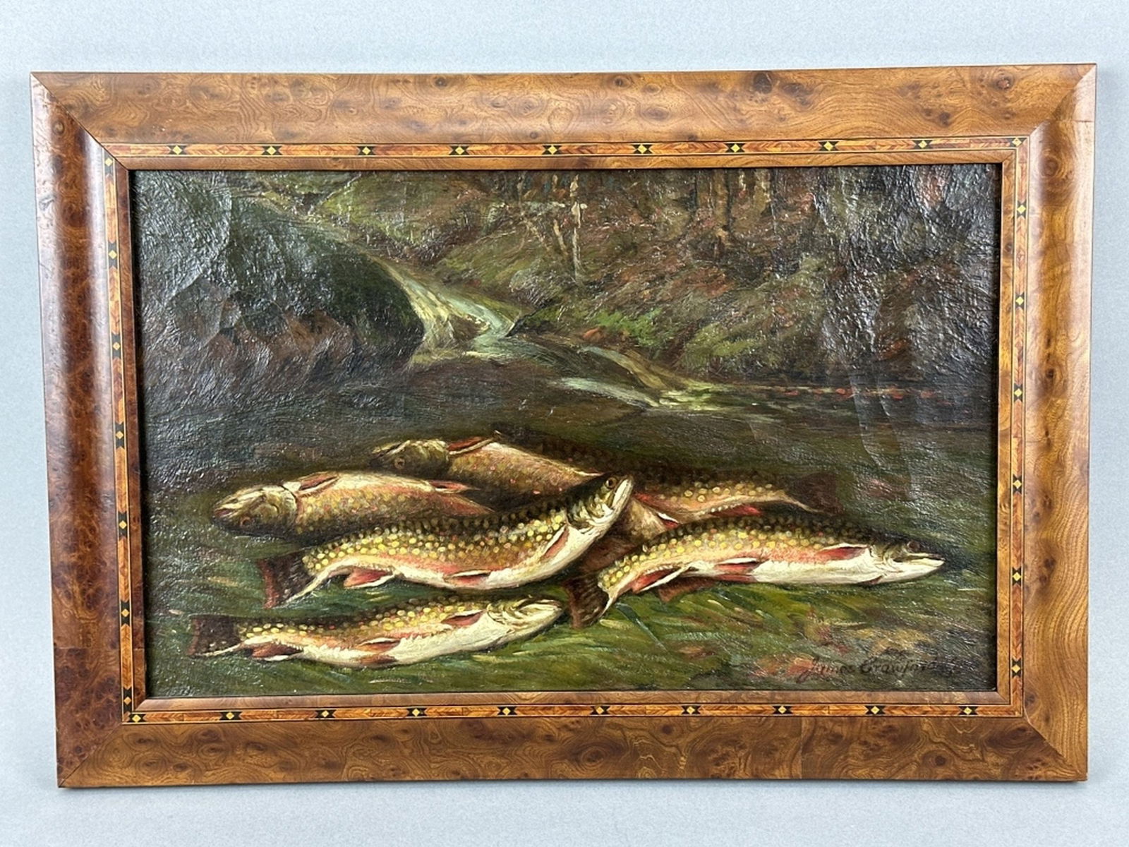 James Crawford Original Trout Painting (1 of 7)