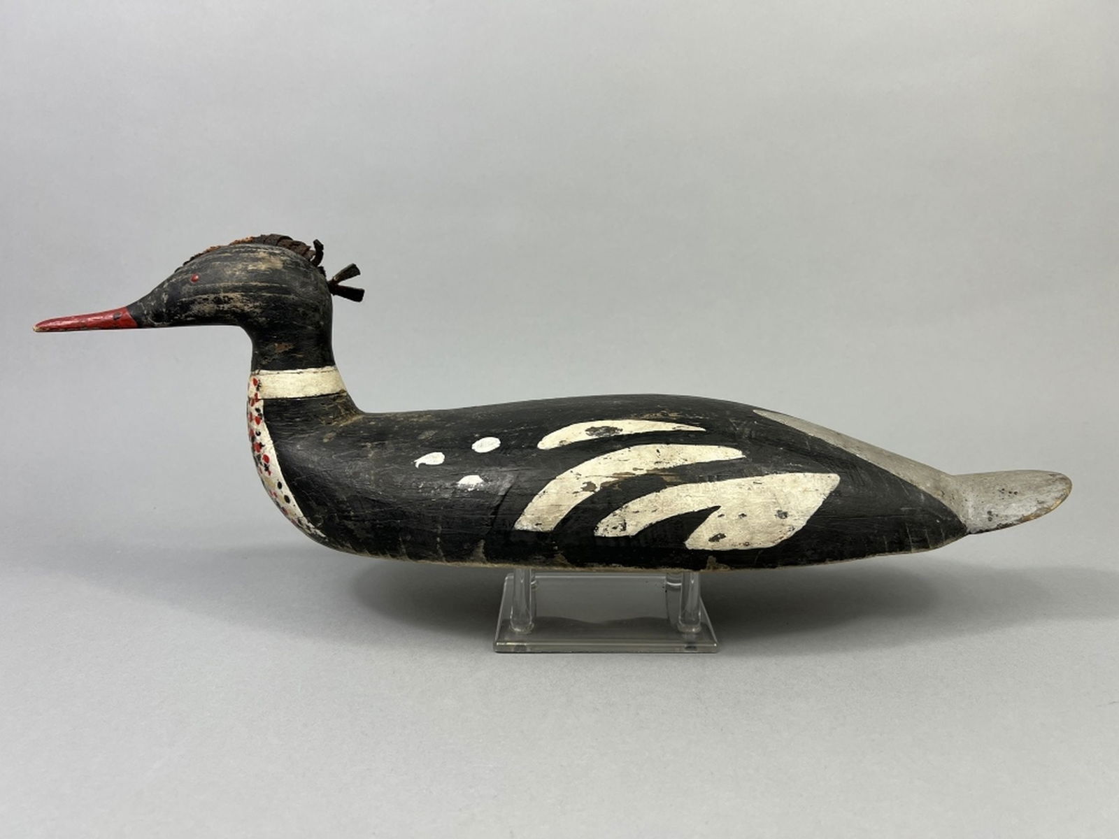 Gilbert Rafuse Merganser Drake Duck Decoy (1 of 6)