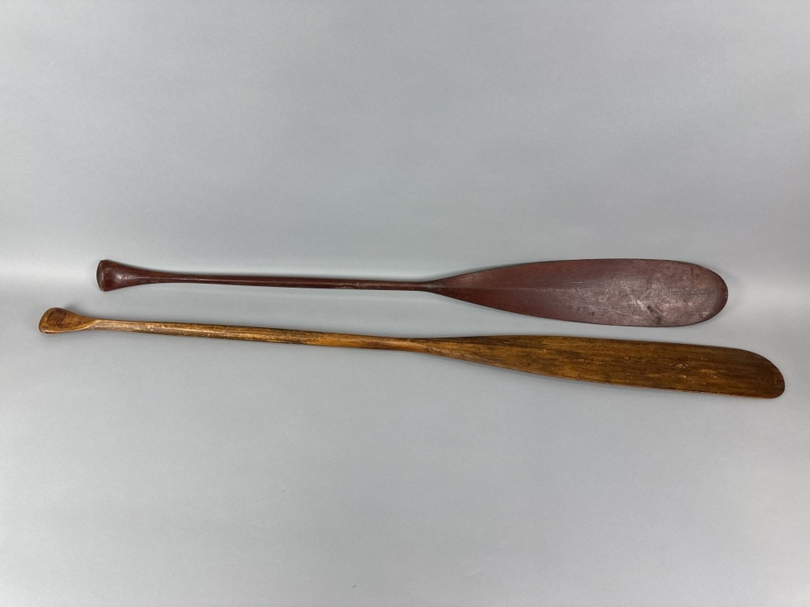 2 Vintage Wooden Canoe Paddles (1 of 6)