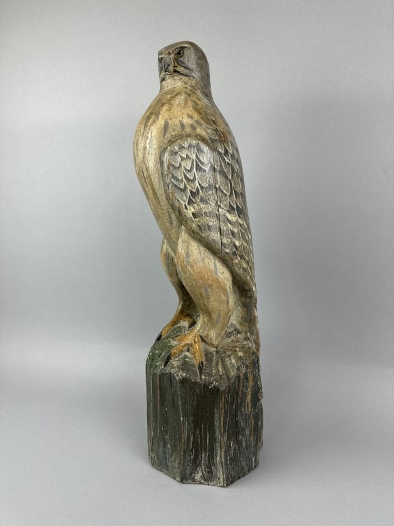 Pam Schifferl Hand Carved Red Tail Hawk (1 of 8)