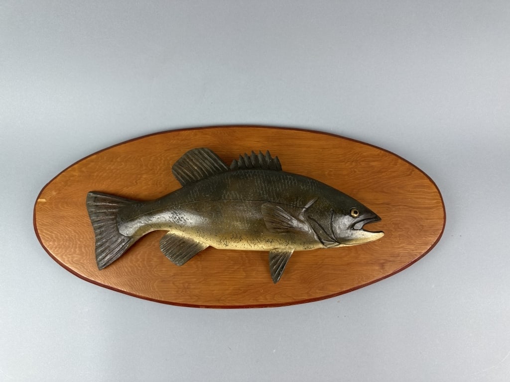 Lawrence Irvine Small Mouth Bass Plaque (1 of 7)