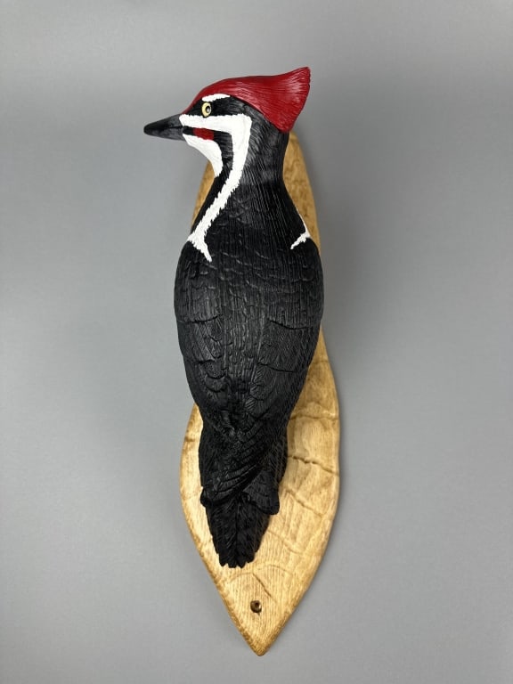 Bob Wiese Hand Carved Pileated Woodpecker (1 of 6)