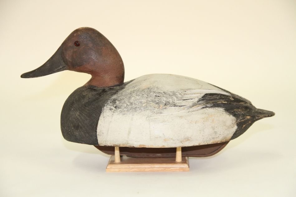 Canvasback Drake Duck Decoy by Ben Schmidt of