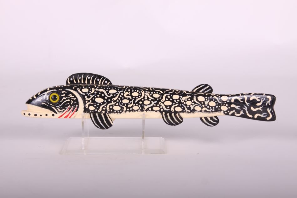 12" Trout Fish Spearing Decoy by Leonard "Sven" Nelson (1 of 6)