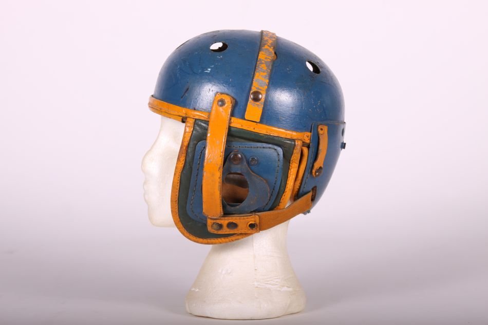 1950's Football Suspension Helmet by Rawlings, Nice: 1950's Football Suspension Helmet by Rawlings, Nice Condition