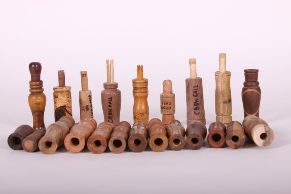 Lot of 22 Handcarved Duck Calls by Wayne Boblenz of (1 of 1)