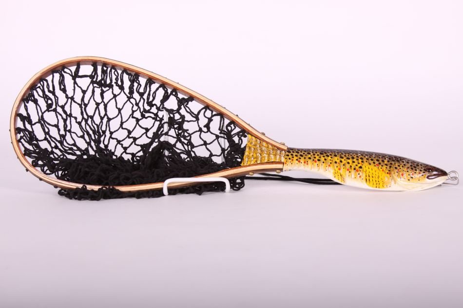 24" Brown Trout Landing Net by Carl Christiansen of (1 of 2)