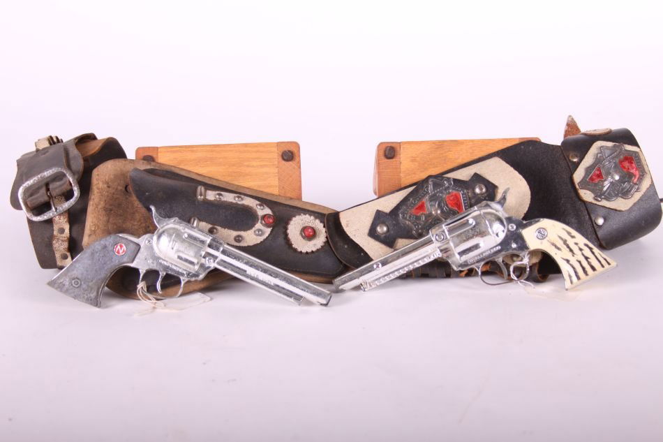 Pr. Of Nichols Cap Guns, Die Cast, One Stallion 250 w/ (1 of 3)