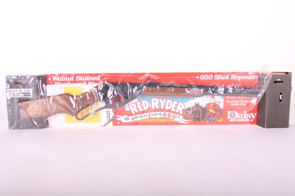 Daisy Red Ryder Walnut Stained BB Gun, Lever Action,: Daisy Red Ryder Walnut Stained BB Gun, Lever Action, Orig. Package