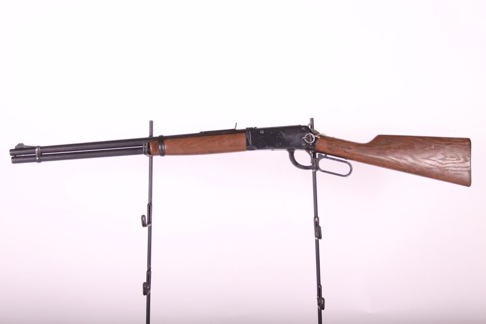 Daisy Mdl 1894 BB Gun Rifle, Lever Action, Plastic: Daisy Mdl 1894 BB Gun Rifle, Lever Action, Plastic Stock & Barrel Fore Grip, Rogers Ark., Fires