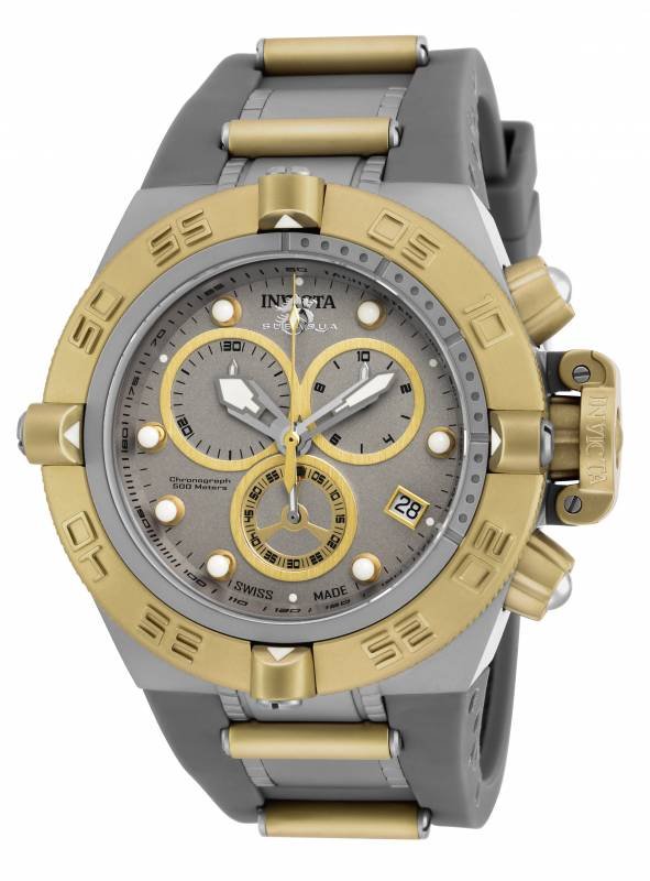 Invicta Men's 17208 Subaqua Quartz Chronograph Grey Di: Led with expert engineering, no feat or occasion will ever be too great for Invictas Subaqua to handle. The sheer magnitude of this mighty timepiece is superbly executed with surgical-grade stainless