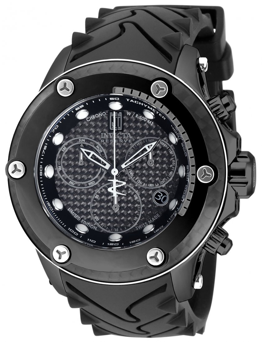 Invicta Men's 17824 Jason Taylor Quartz Chronograph Bla: The Jason Taylor for Invicta collection reveals a captivating range of options for the discerning customer. This Limited Edition collection offers reimagined concepts in timekeeping created by Jason T