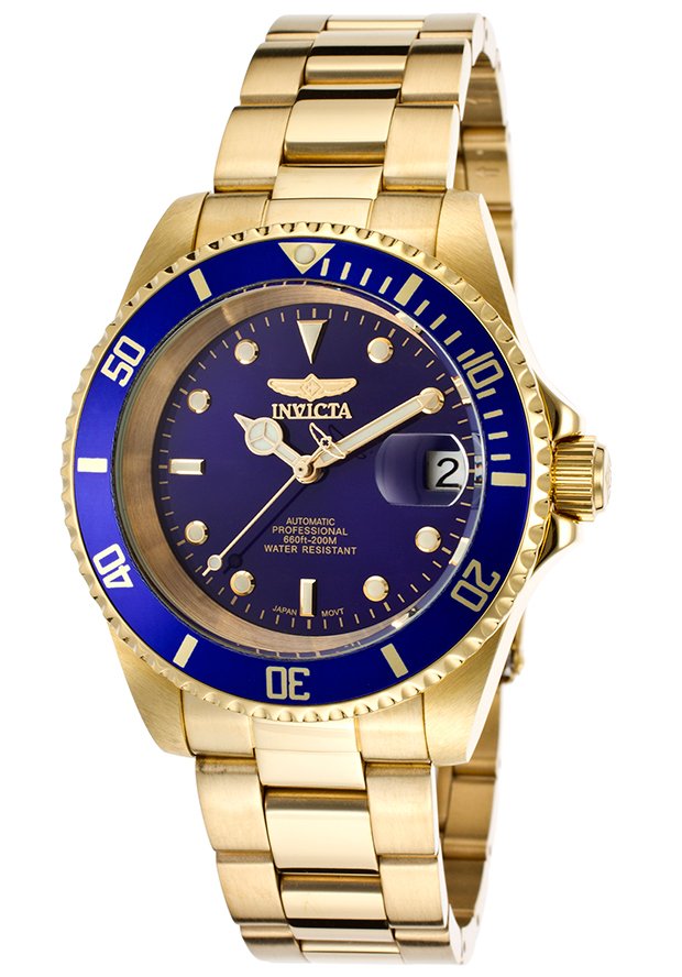Invicta Men's 8930OB Pro Diver Automatic 3 Hand Blue Di: Plunge into any horizon using the steadfast guidance of the Invicta Pro Diver. Stylishly classic, internal workings are forged with variations of bold movements. Built with confident prowess, the fort