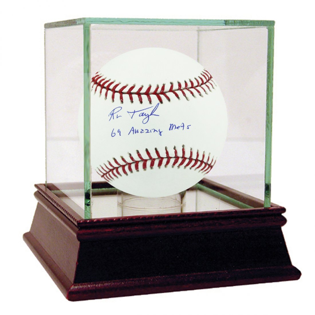 Ron Taylor Signed MLB Baseball w/ "69 Amazing Mets" ins: Ron Taylor Signed MLB Baseball w/ "69 Amazing Mets" insc
