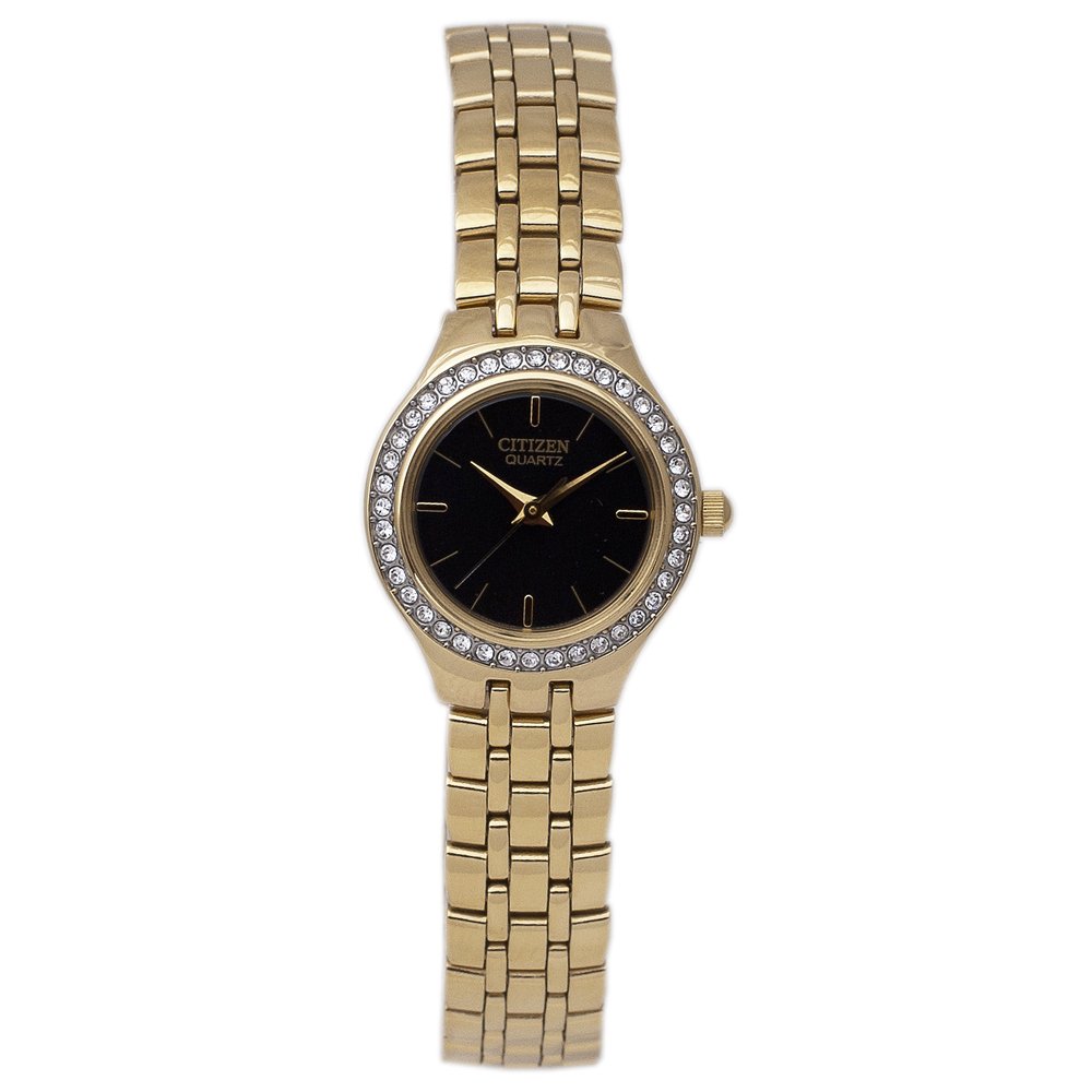 Stainless steel case, Stainless steel bracelet, Black d: stainless steel case, stainless steel bracelet, black dial, quartz movement, scratch resistant mineral, water resistant up to 10 atm - 100 meters - 330 feet