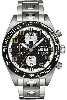 Tissot T-Sport PRS 516 Automatic Chronograph Men's Watc: Tissot T-Sport PRS 516 Automatic Chronograph Men's Watch Brushed stainless steel case - 45mm case dimension - Silver dial - Brushed stainless steel bracelet - Automatic Self Winding movement - 100% Au
