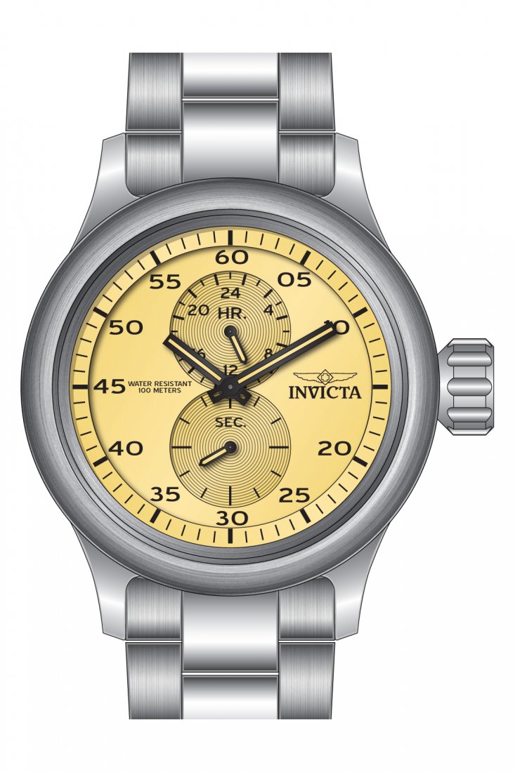 Invicta Men's 19493 Russian Diver Quartz Chronograph Iv: Originally created to honor the 1959 watch commissioned by the Russian Naval Fleet, Invictas Russian Diver demands attention. Striking in size, these models are the very definition of bold. Evolving t