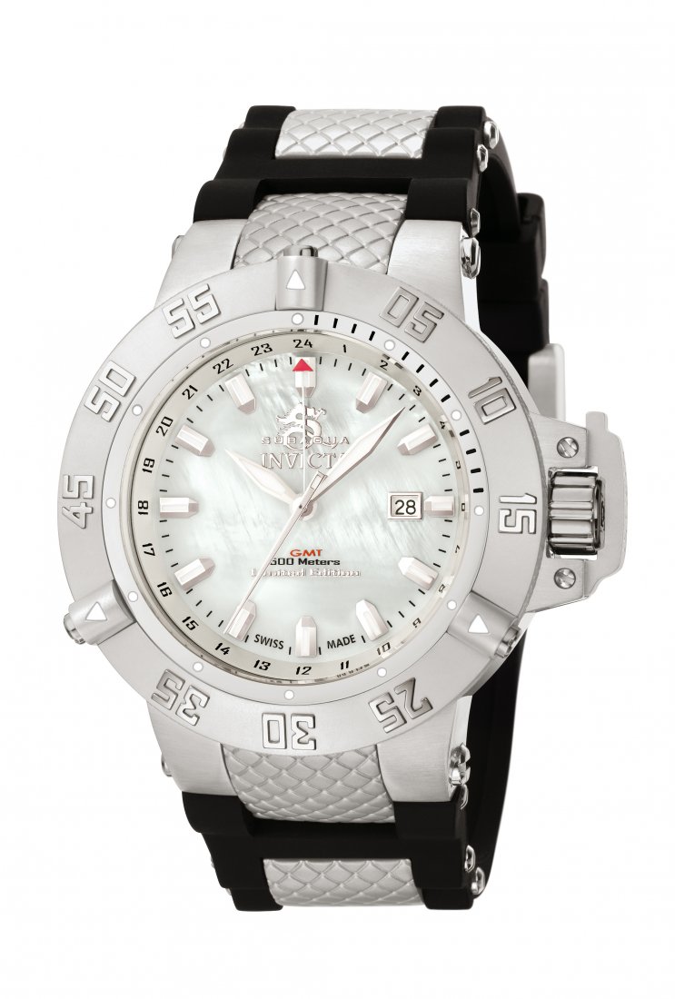 Invicta Men's 0737 Subaqua Quartz 3 Hand White Dial Wat: Led with expert engineering, no feat or occasion will ever be too great for Invictas Subaqua to handle. The sheer magnitude of this mighty timepiece is superbly executed with surgical-grade stainless