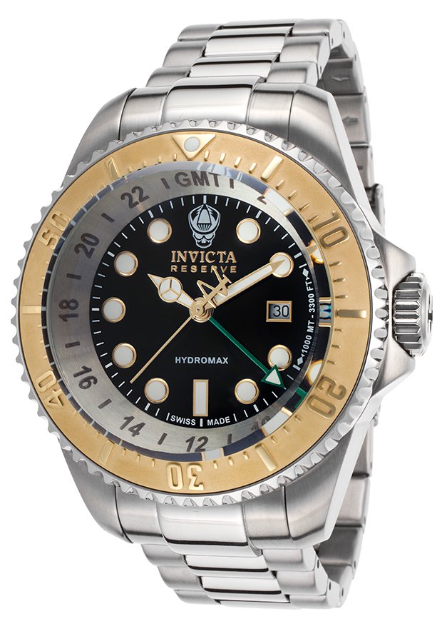 Invicta Men's 16960 Hydromax Quartz 3 Hand Black Dial W: #N/A