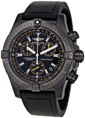 Breitling Avenger Seawolf Limited Edition Men's Watch: Breitling Avenger Seawolf Limited Edition Men's Watch Black pvd stainless steel case - 45mm case dimension - Black dial - Black diver pro rubber strap - Automatic Self Winding movement - 100% Authenti