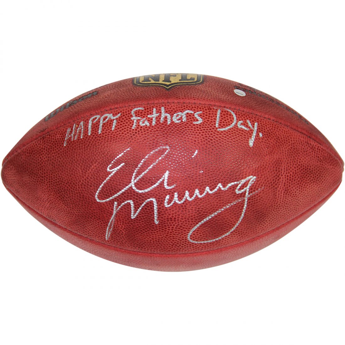 Eli Manning NFL Duke Football w/ "Happy Father's Day" I: Eli Manning NFL Duke Football w/ "Happy Father's Day" Insc.