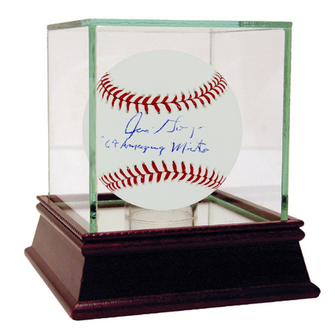 Jim Gosger Signed MLB Baseball w/ "69 Amazing Mets" ins: Jim Gosger Signed MLB Baseball w/ "69 Amazing Mets" insc