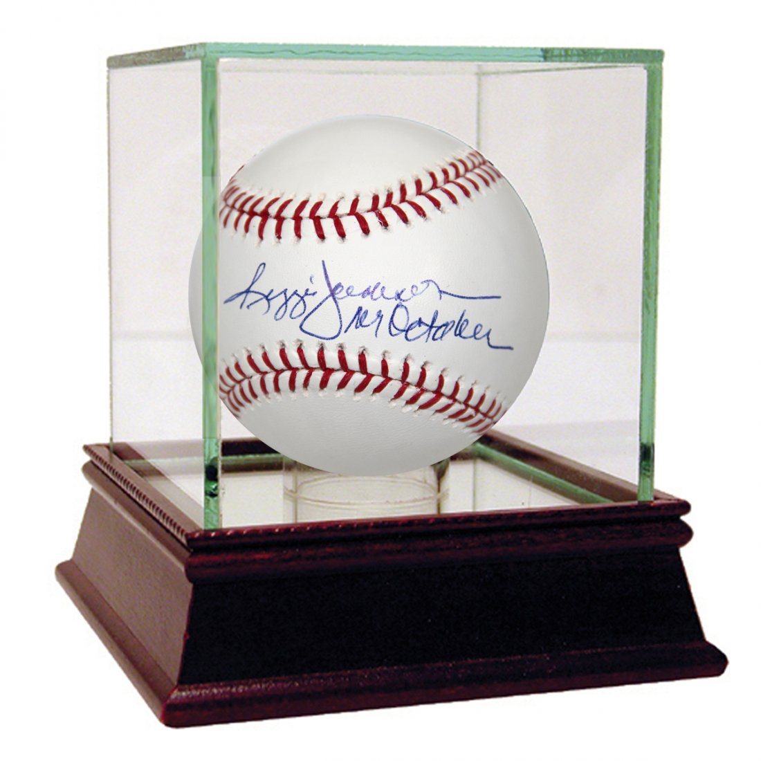 Reggie Jackson Signed OMLB Baseball w/ Mr. October Insc: Reggie Jackson Signed OMLB Baseball w/ Mr. October Inscrip.