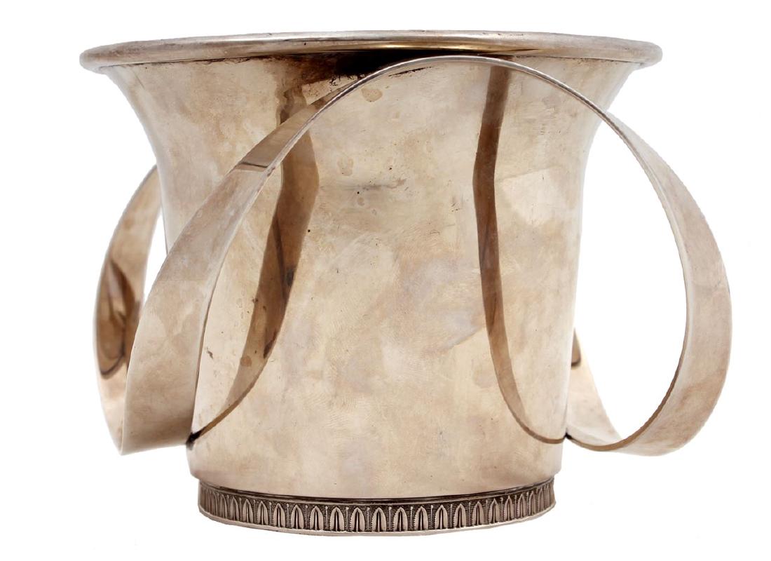 Designed silver washing cup. Israel, 1999. (1 of 3)
