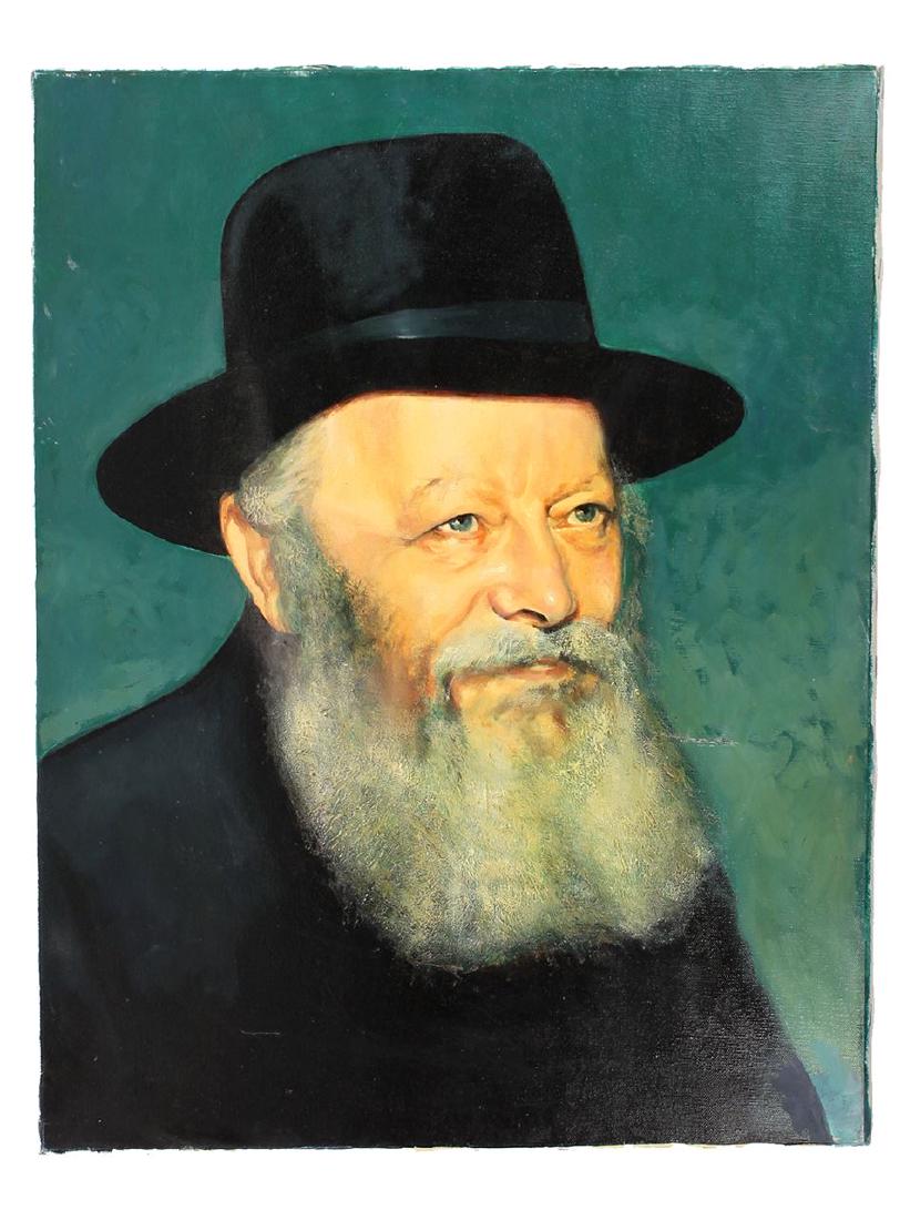 The Rebbe, oil on canvas. (1 of 1)