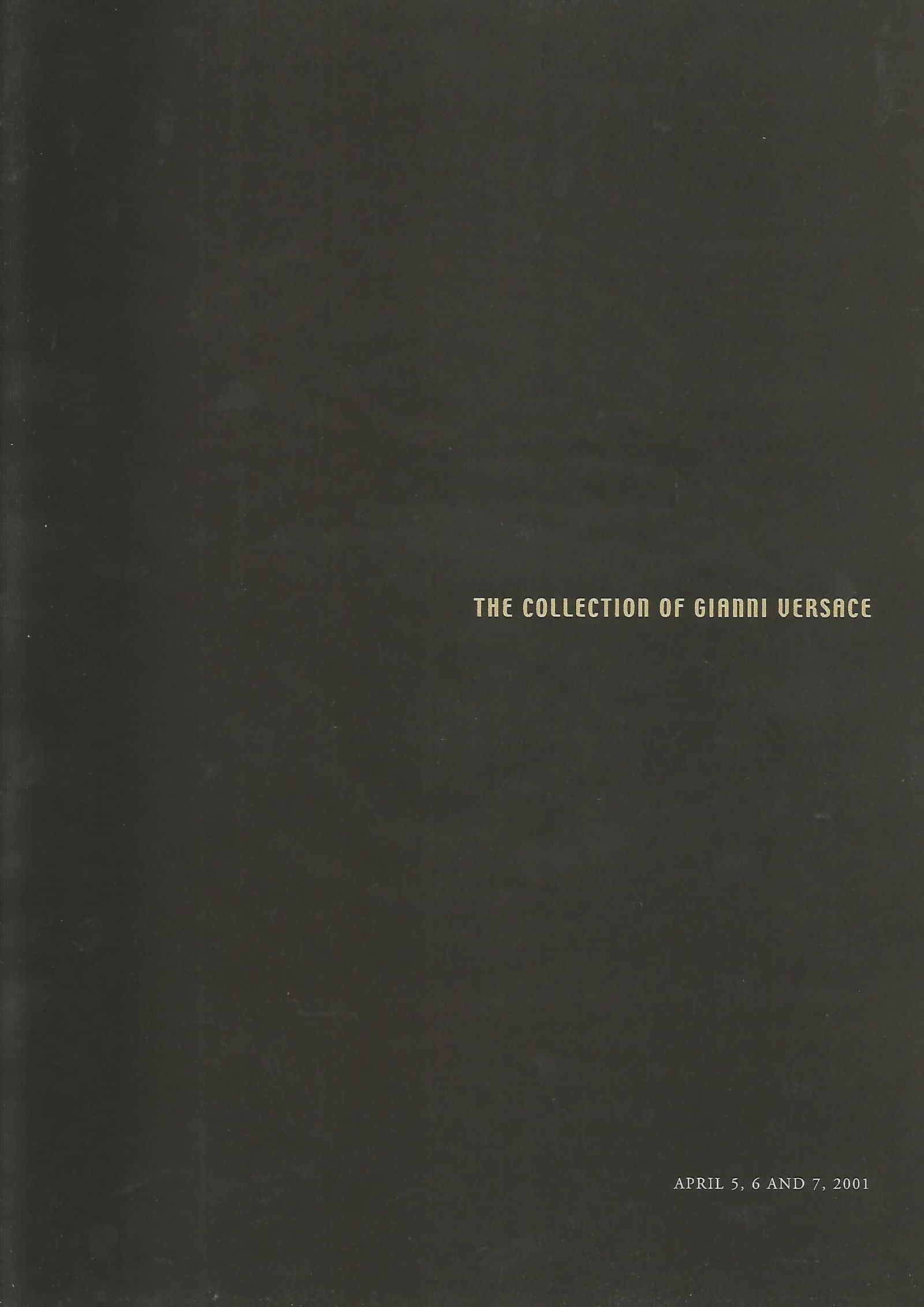 THE COLLECTION OF GIANNI VERSACE. NEOCLASSICAL STYLE.: THE COLLECTION OF GIANNI VERSACE. NEOCLASSICAL STYLE. ROSENTHAL PORCELAIN. MICROMOSAIC PLAQUES. ITALIAN SCHOOL 20TH CENTURY. MARBLE FIGURE. BRONZE FIGURE. GARDEN FURNITURE MODERN. ETC.05/04/2001 TO 07