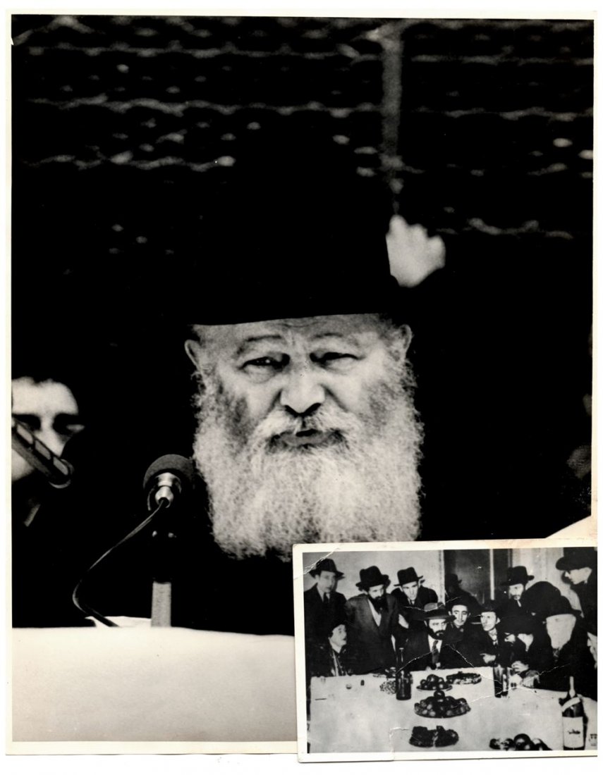 2 original pictures of the Chabad Rebbe. With a very (1 of 3)