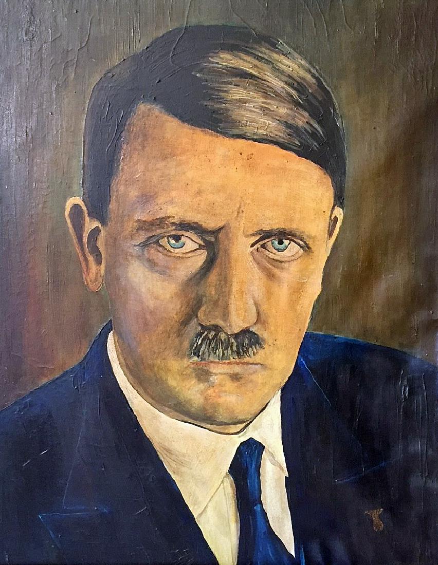 Original Painting of Adolf Hitler signed by the...