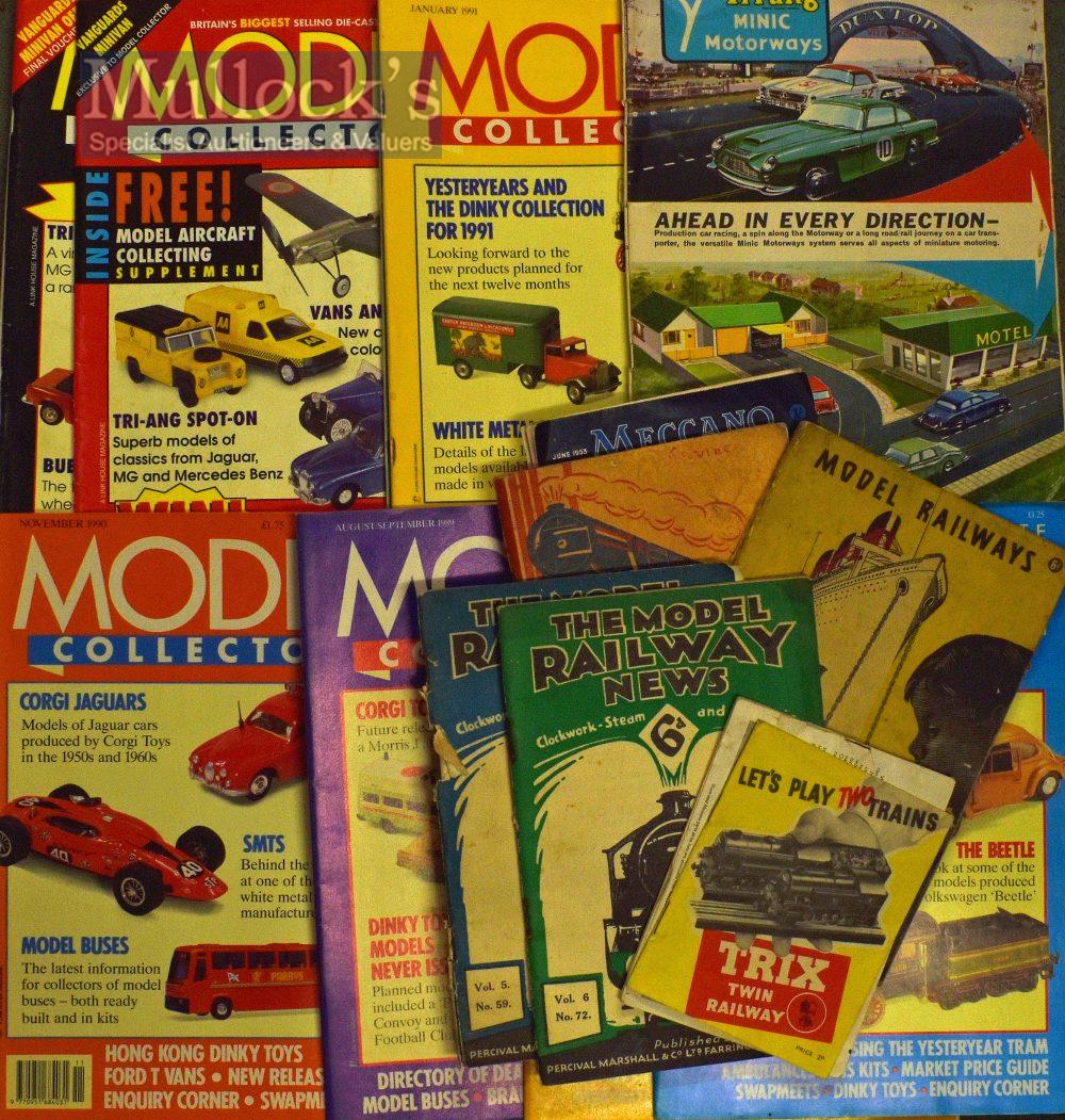 Various Toy Model Magazines to include Scale Model...: Various Toy Model Magazines to include Scale Model Railways 1937/38, Basset-Lowke Model Railways 1935, 1929 and 1930 The Railway Model News, Let's Play Two Trains Trix, Triang Minic Motorways, 1953 Me