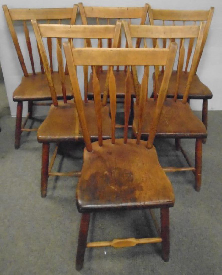 6 Thumback Country Side Chairs (1 of 1)