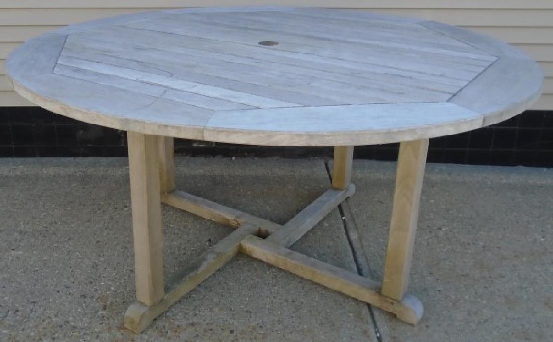 Teak Table and 6 Chairs: Teak Table and 6 Chairs Kingsley-Bate