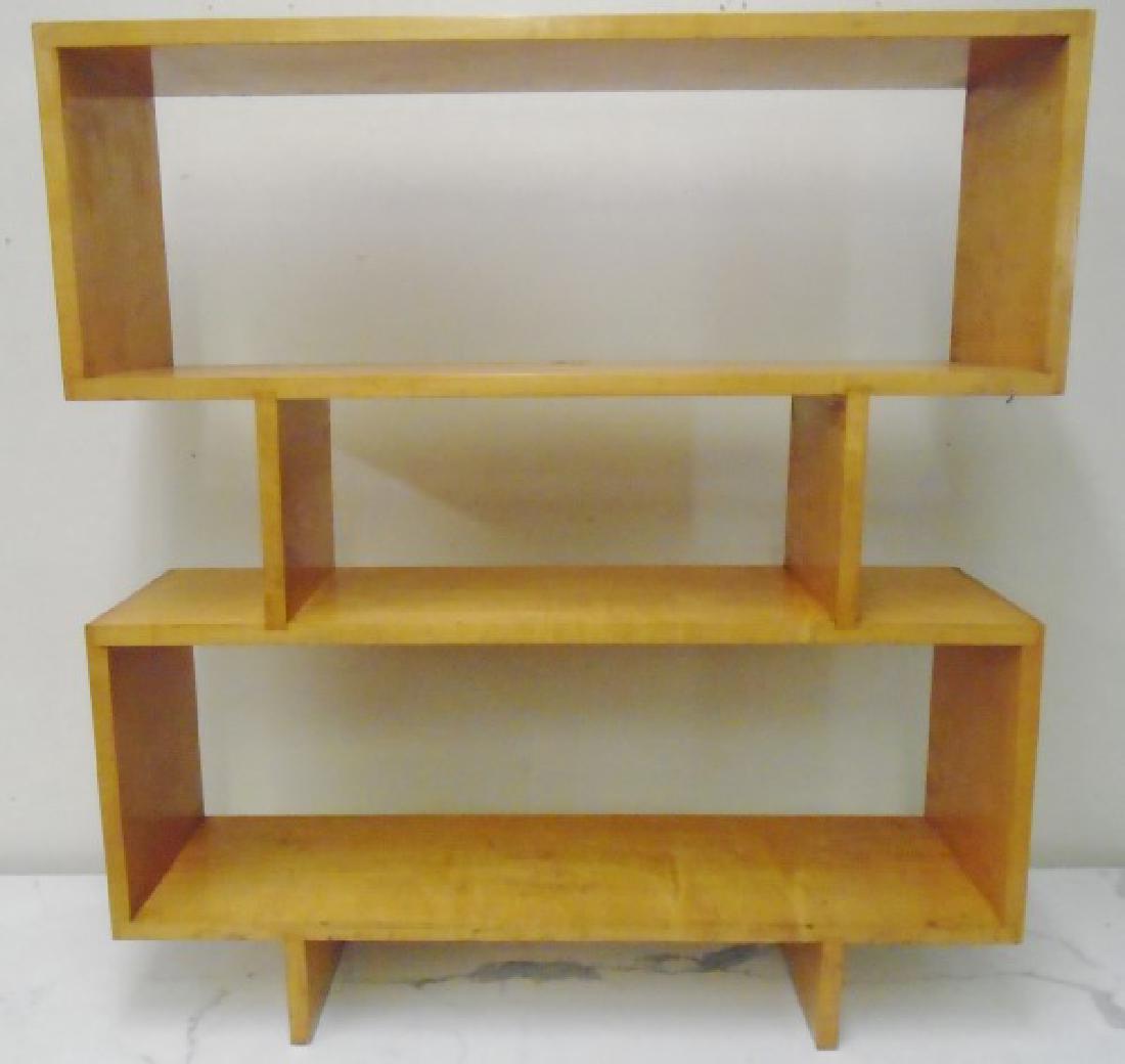 Mid cent Maple Bookcase (1 of 1)